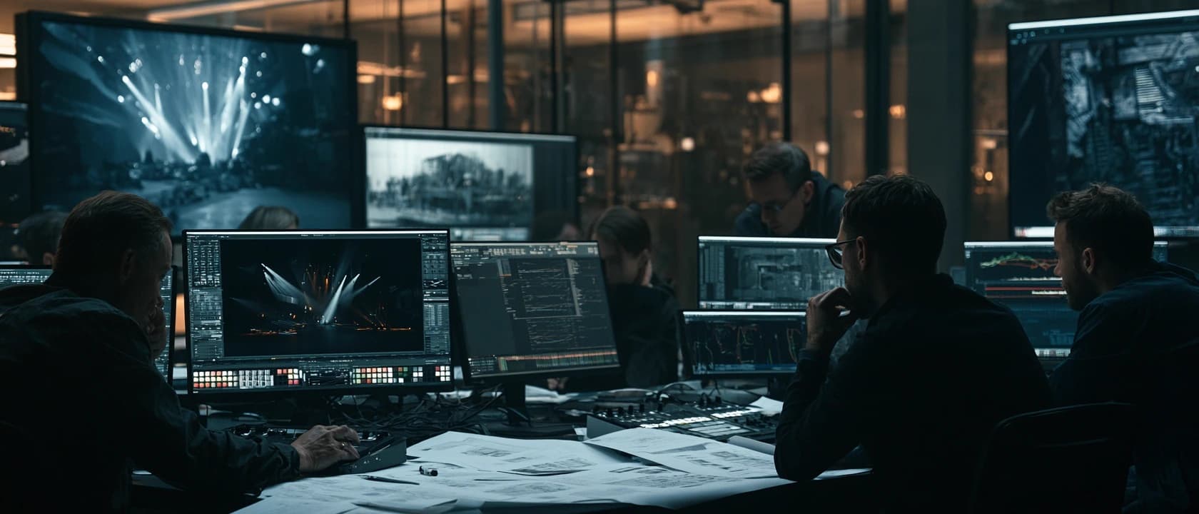 The system is drawn before it is built